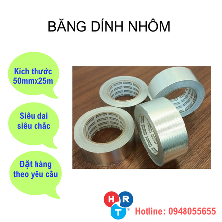 Băng dính nhôm siêu dai 50mmx25m